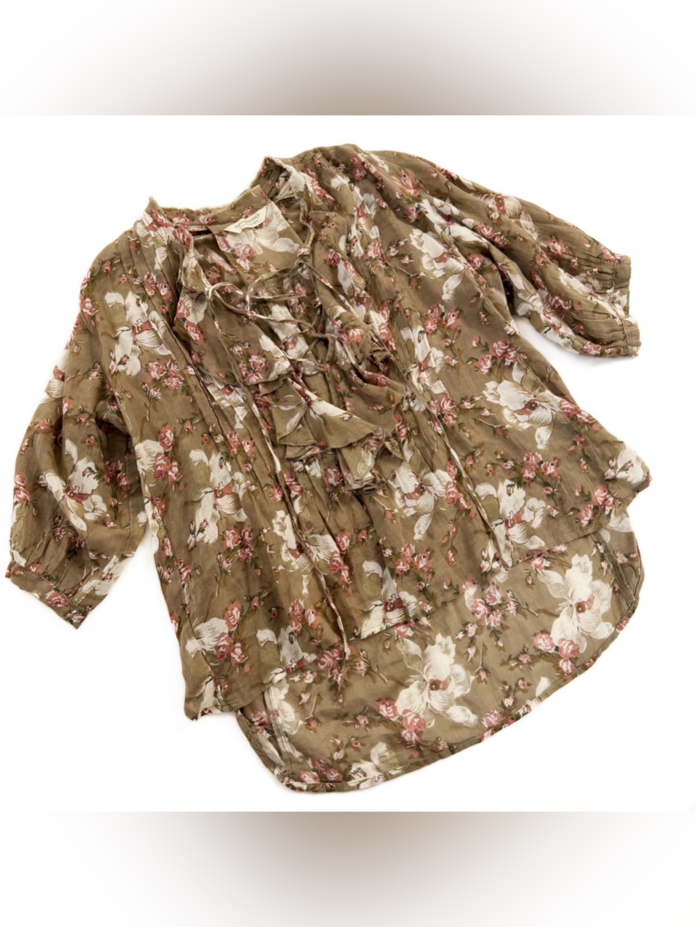 Ralph Lauren Denim & Supply Shirt Womens Small Indian Cotton Floral Boho